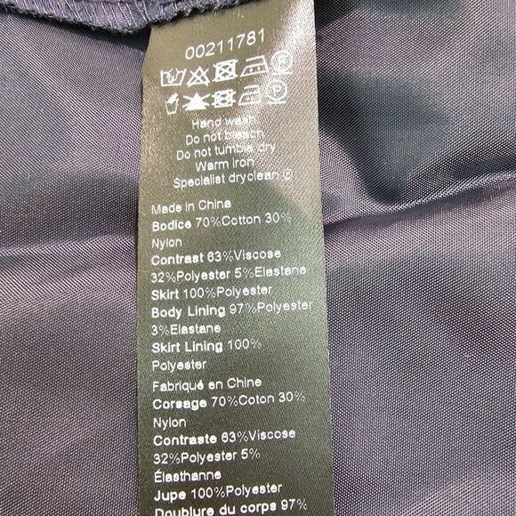 City Chic Womens Sz 12 Dark Navy Lace Tulle Evening Cocktail Maxi Dress NWT - Picture 13 of 14